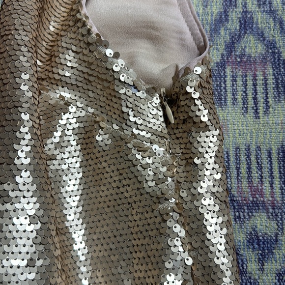 Anthropologie V-Neck Sequin Dress Tunic - Picture 8 of 9